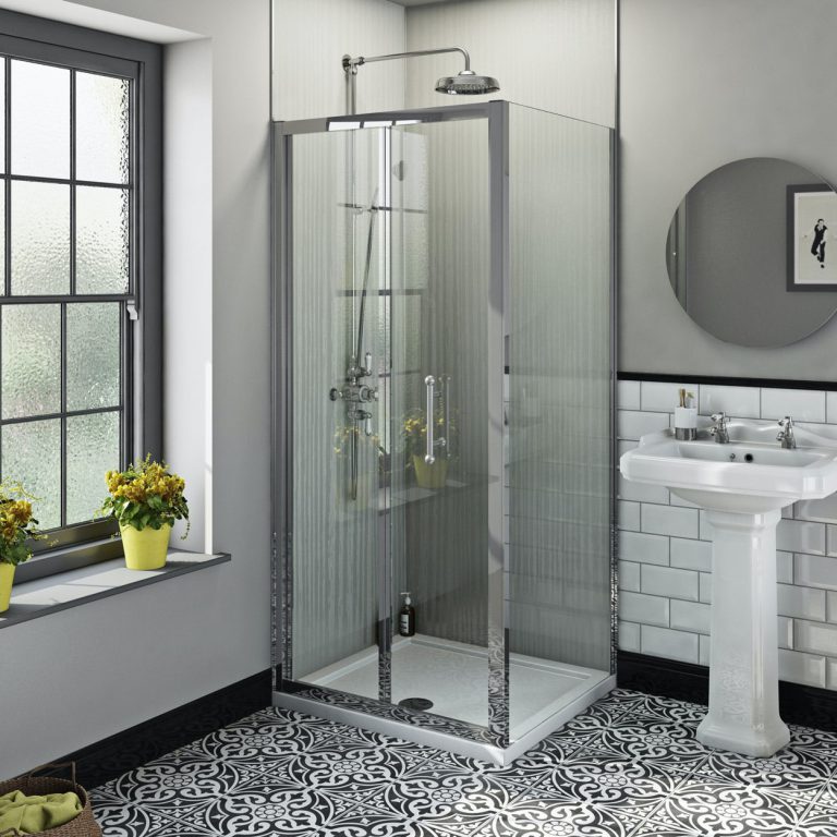 Orchard Winchester traditional 6mm rectangular bifold shower enclosure