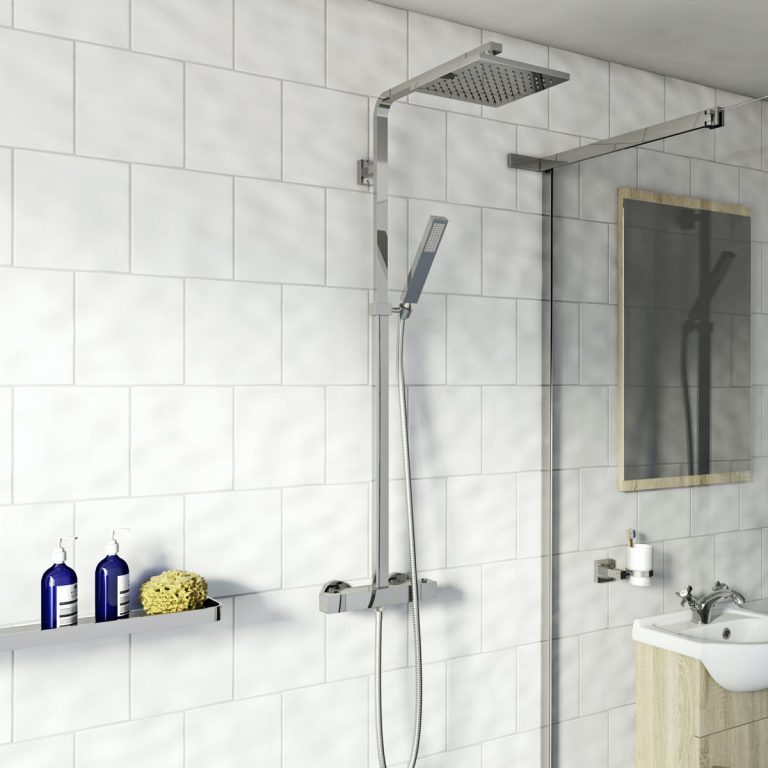 Orchard Wye thermostatic square shower system